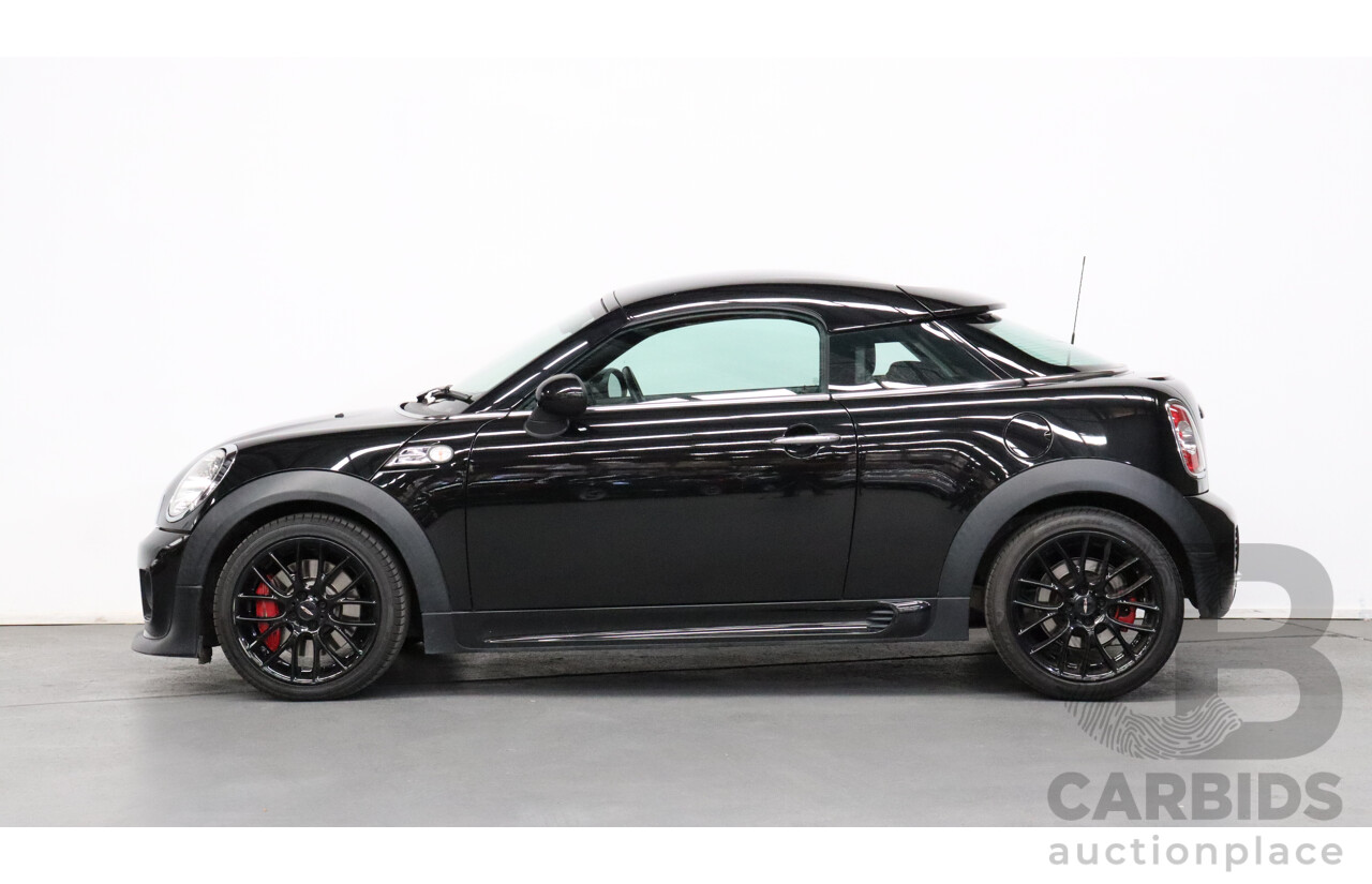 1/2012 Mini Cooper JCW R56 2d Coupe Black 1.6L Turbo