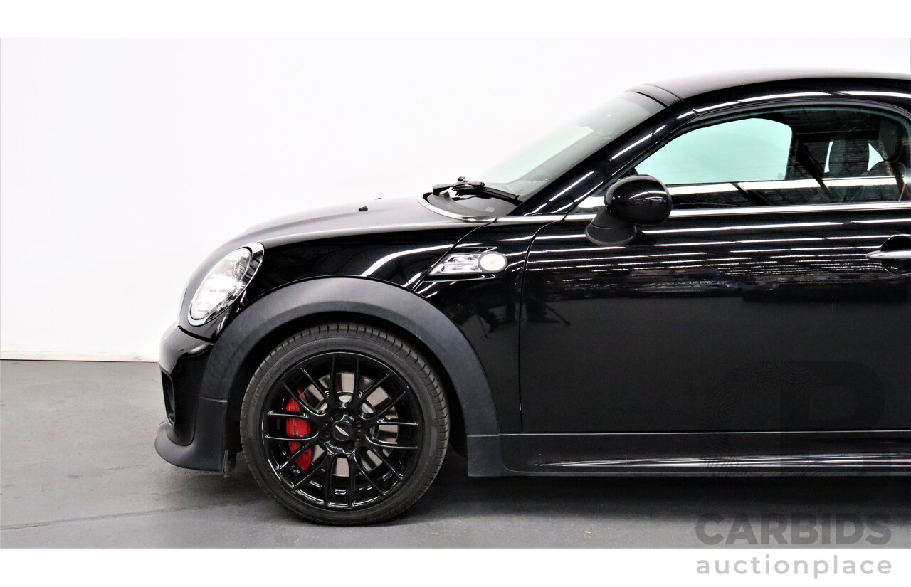 1/2012 Mini Cooper JCW R56 2d Coupe Black 1.6L Turbo