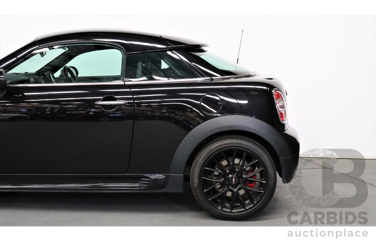 1/2012 Mini Cooper JCW R56 2d Coupe Black 1.6L Turbo