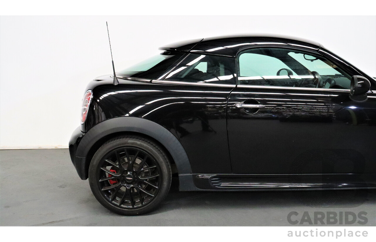 1/2012 Mini Cooper JCW R56 2d Coupe Black 1.6L Turbo