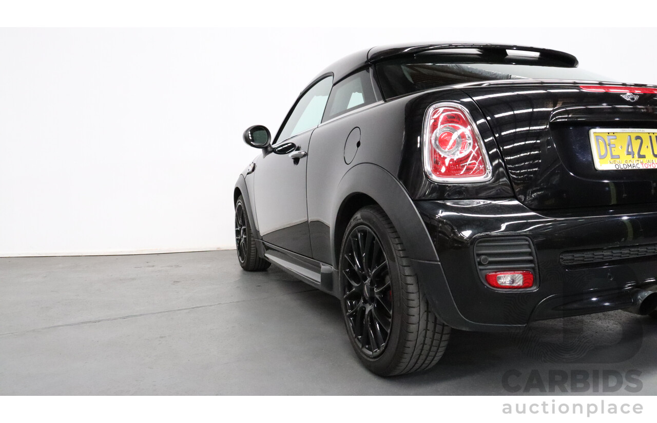 1/2012 Mini Cooper JCW R56 2d Coupe Black 1.6L Turbo