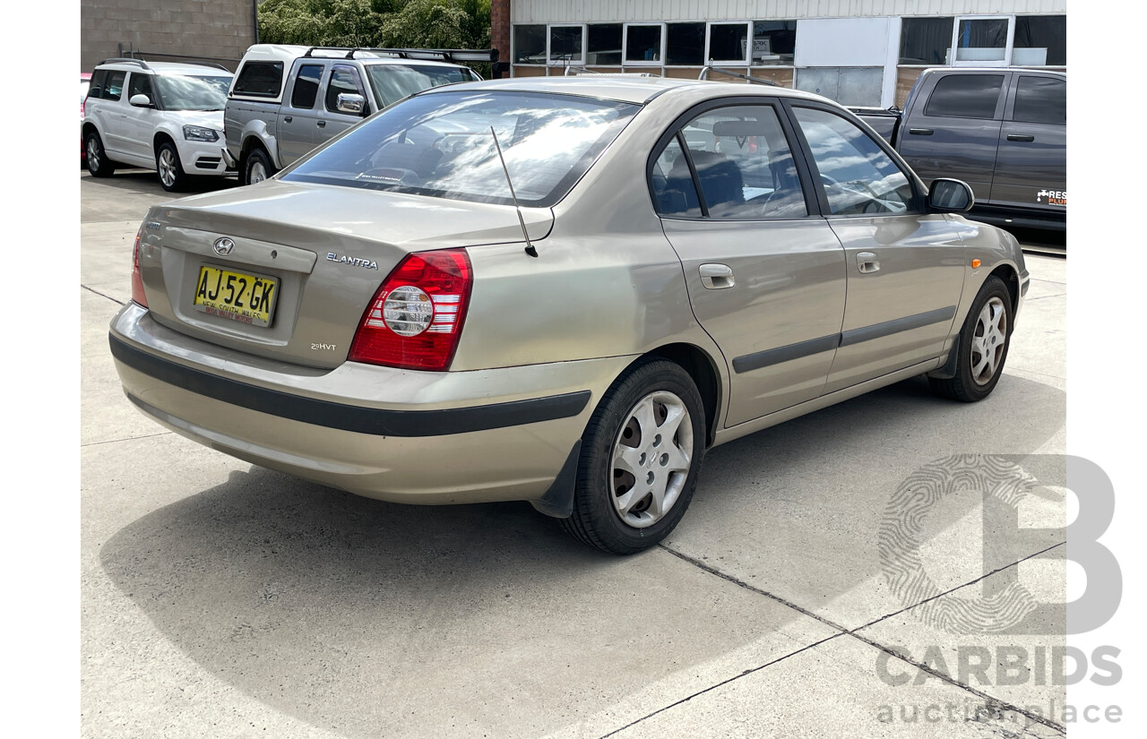 2/2006 Hyundai Elantra 2.0 HVT XD 05 UPGRADE 4d Sedan Beige 2.0L