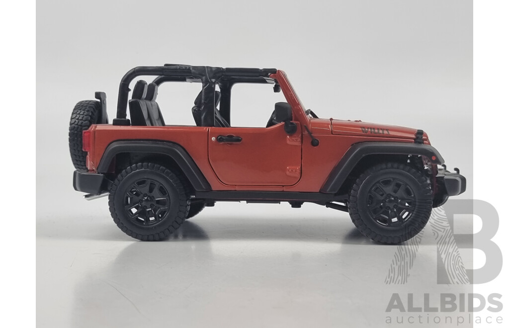 Jeep Wrangler Die Cast Model Car by Maisto - 1:18 Scale