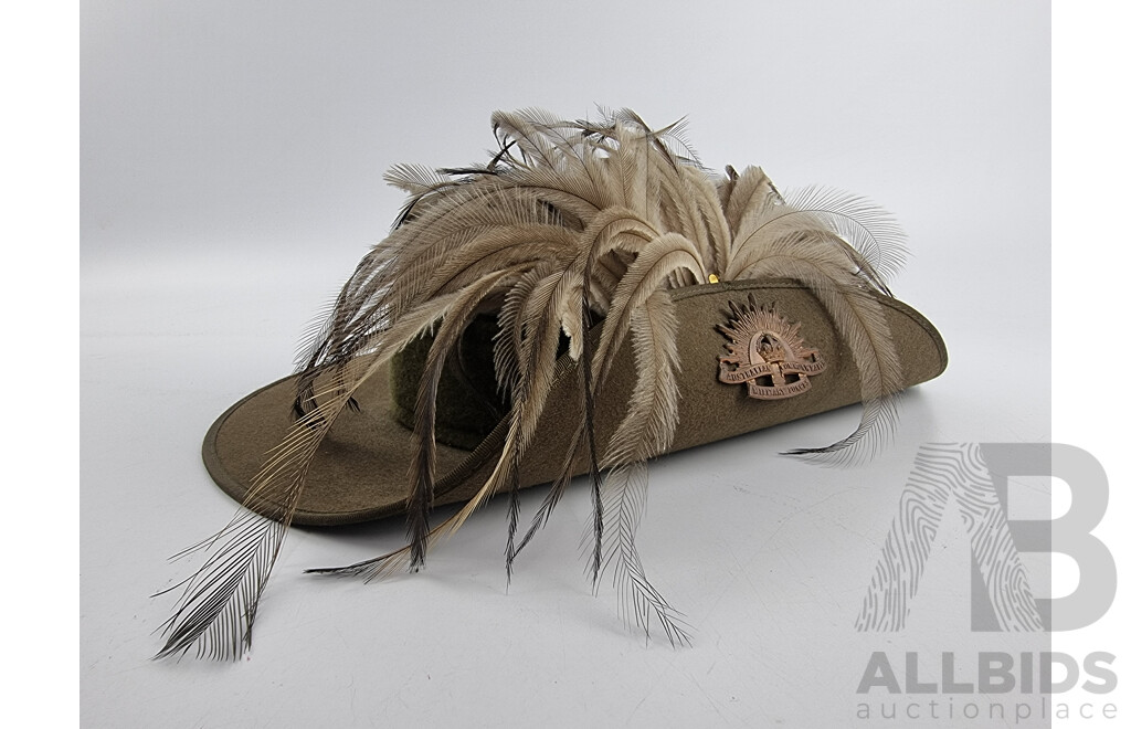 Genuine Australian Light Horse Regiment Hat - Size 55