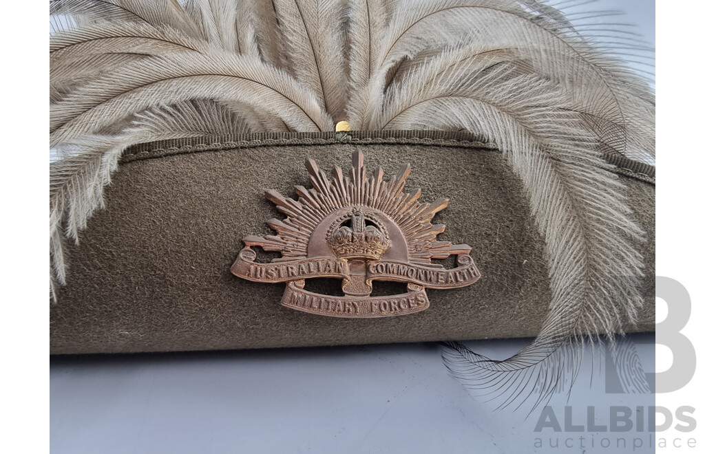 Genuine Australian Light Horse Regiment Hat - Size 55