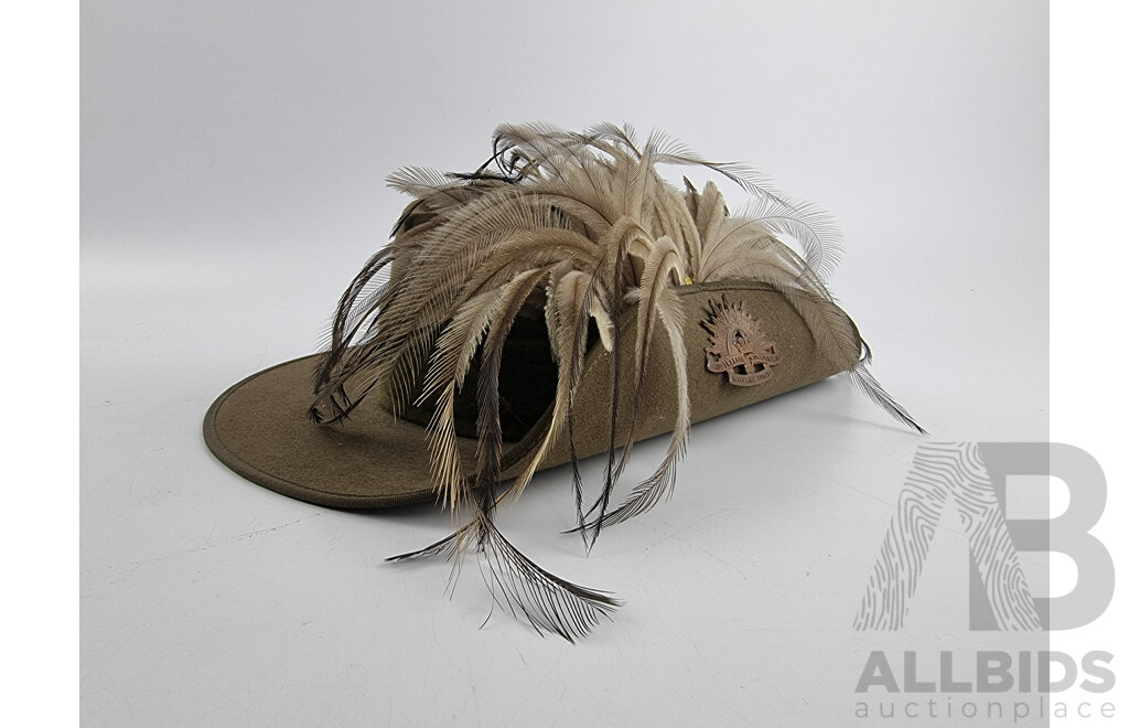 Genuine Australian Light Horse Regiment Hat - Size 55