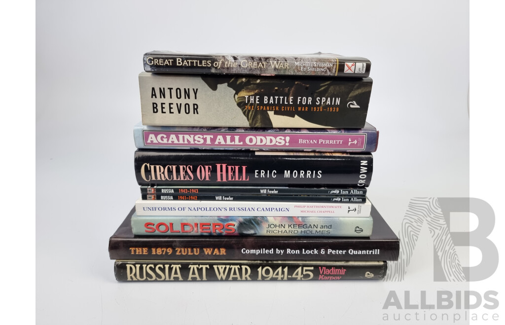 Collection of Books - Military History - Quantity of 10