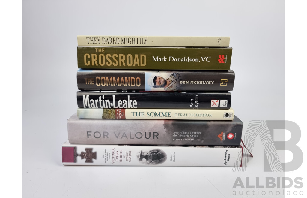 Selection of Books - Victoria Cross and Victoria Cross Recipients - Quantity of 7