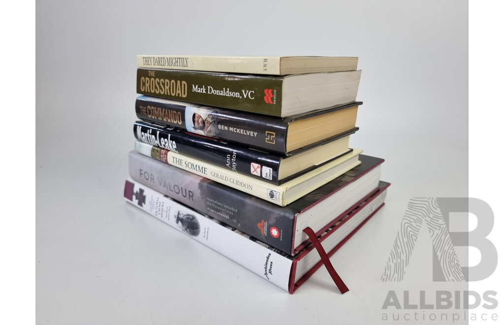Selection of Books - Victoria Cross and Victoria Cross Recipients - Quantity of 7