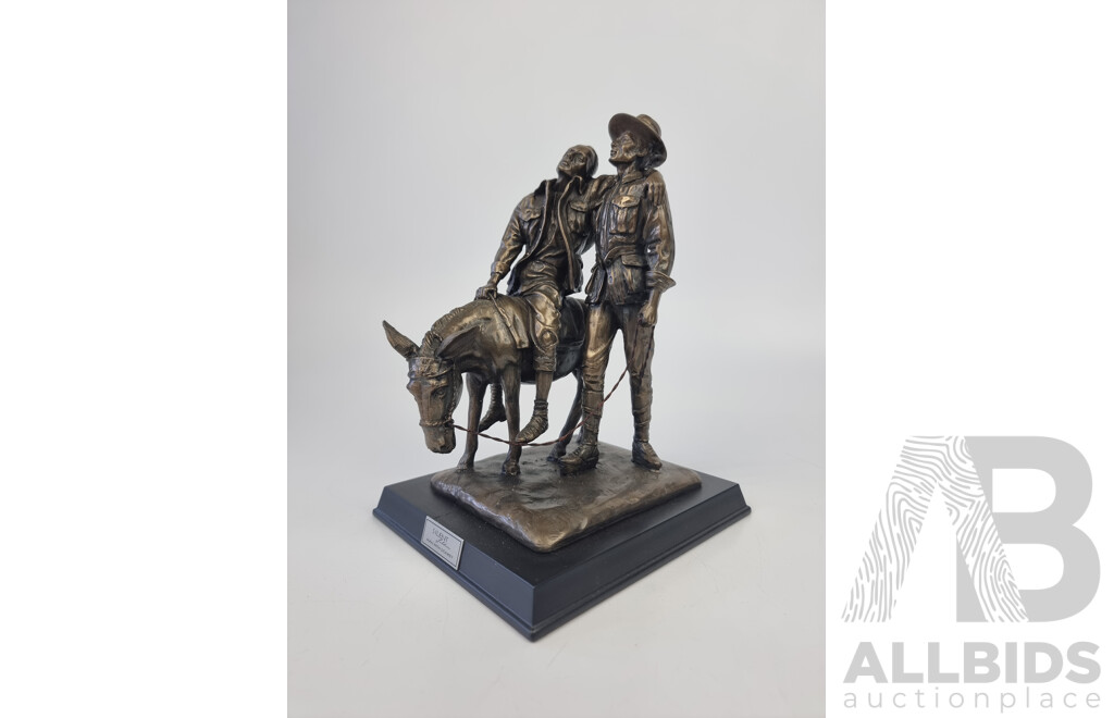 'Silent Soldiers - Man With Donkey' - Collector's Limited Edition Statue, No.826 of 5000