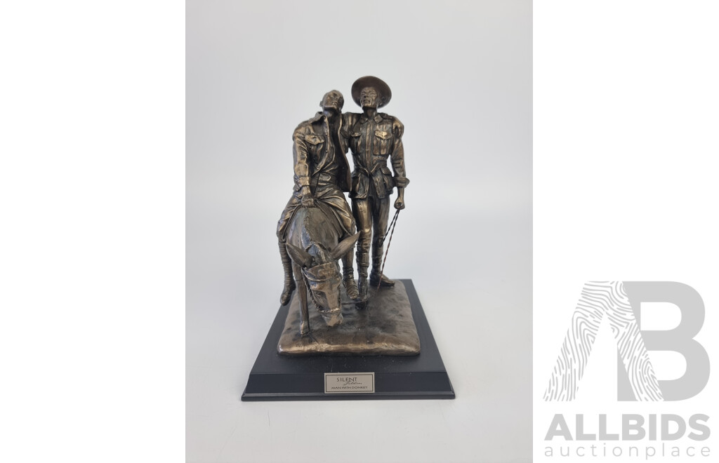 'Silent Soldiers - Man With Donkey' - Collector's Limited Edition Statue, No.826 of 5000