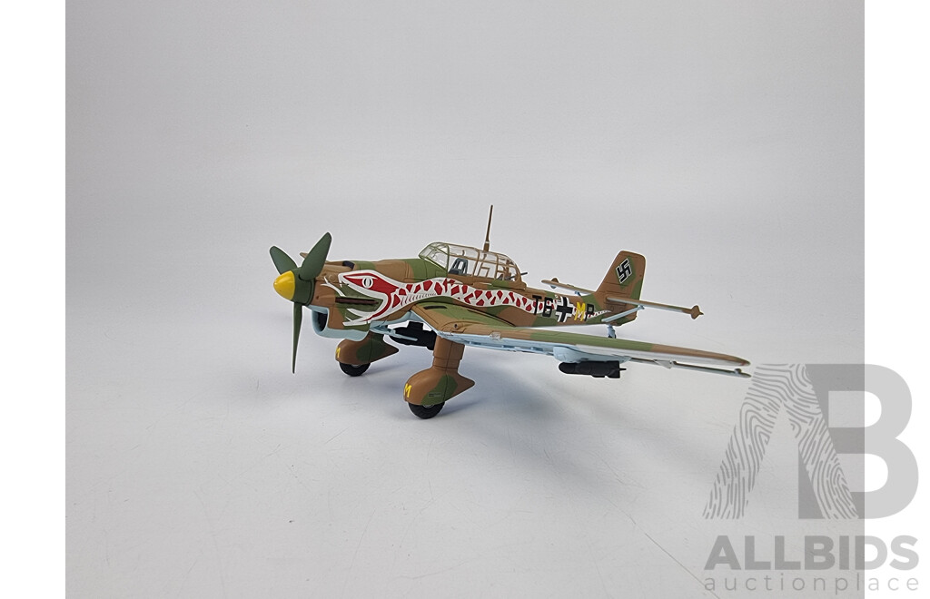 German Luftwaffe JU-87 Aircraft Scale Model by CDC Armour - the Franklin Mint