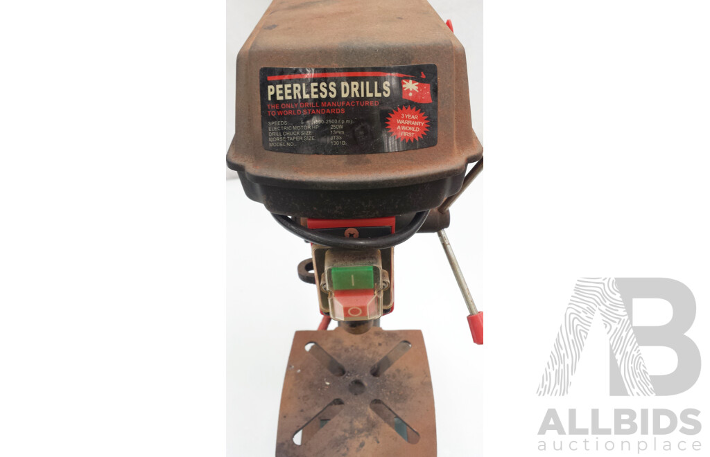 Peerless Five Speed Electric Pedestal Drill Press