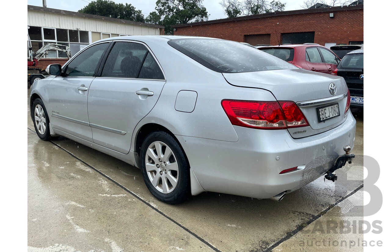 11/2006 Toyota Aurion Prodigy GSV40R 4d Sedan Silver 3.5L