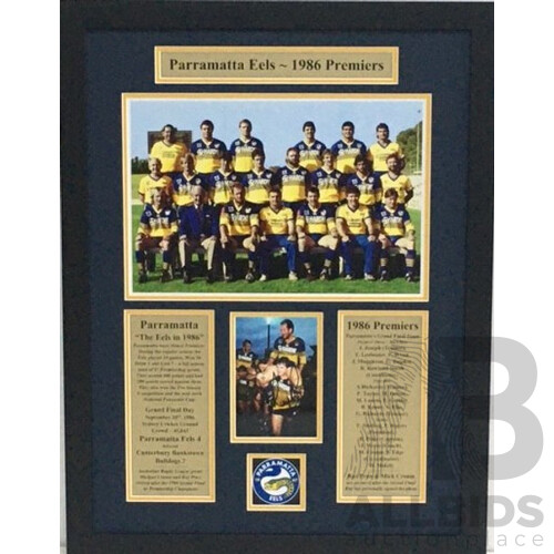 Parramatta Eels - 1986 Premiers Memorabilia