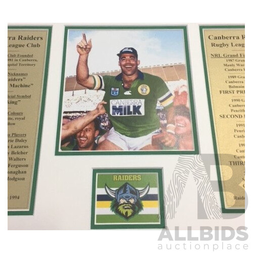 Canberra Raiders - Green Machine Memorabilia