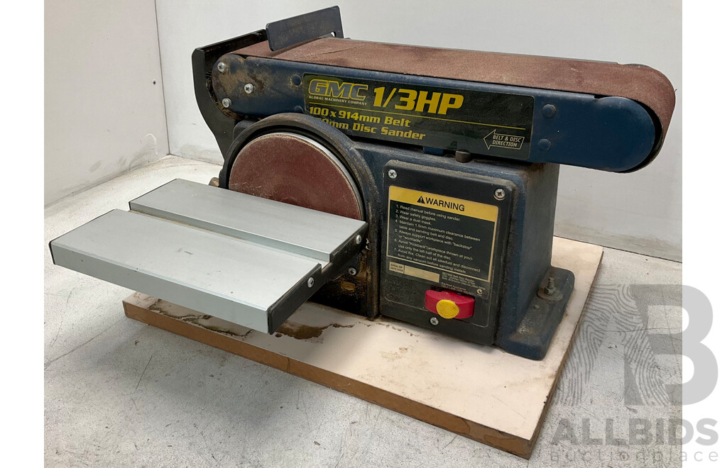 GMC Mini Table Saw, GMC Belt Disc Sander, Skil 150 Mm Bench Grinder