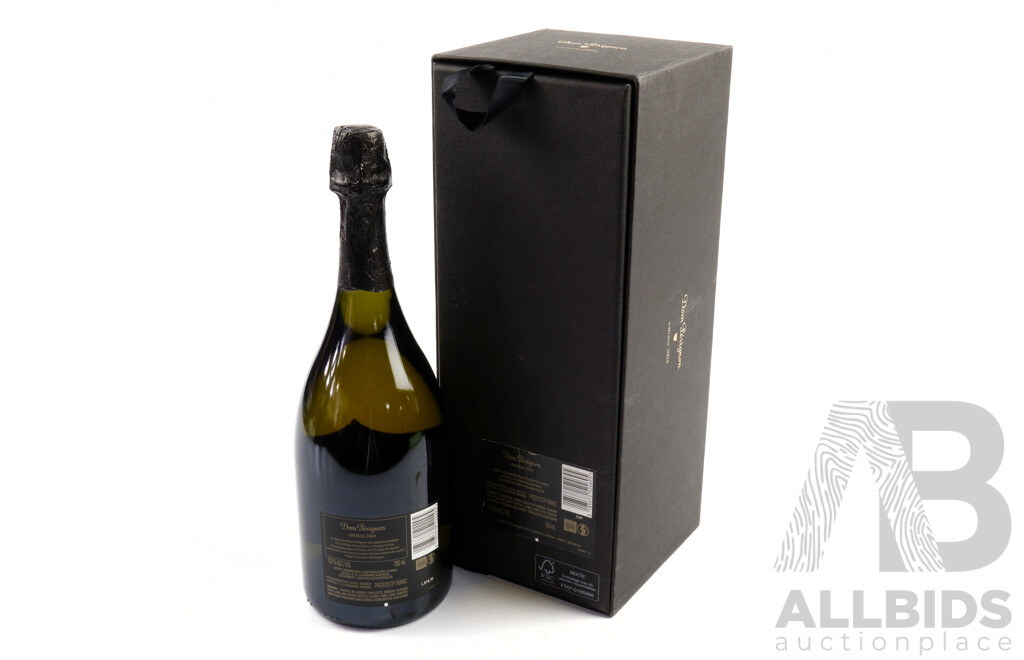 Dom Perignon Brut Champagne 750ml Vintage 2004 in Original Presentation Box