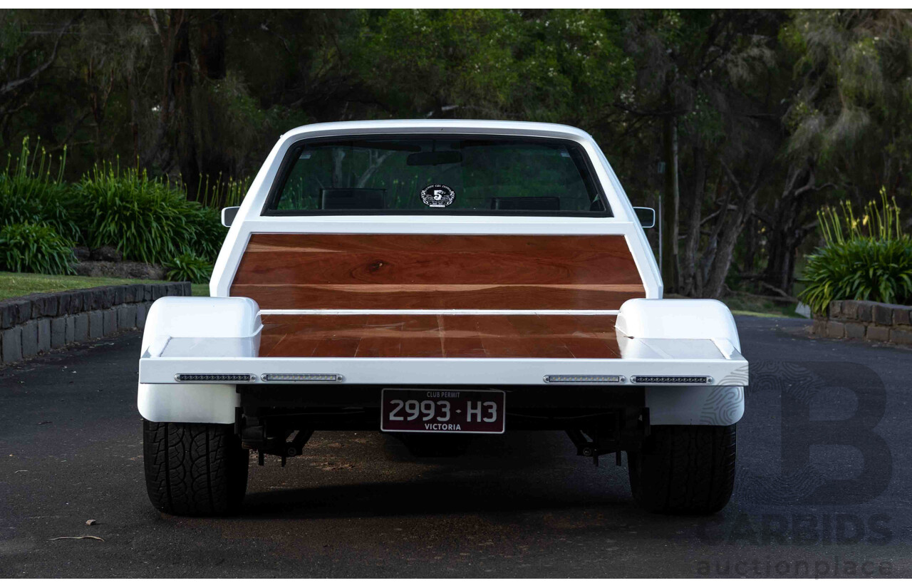 2/1974 Holden HQ 1 Tonne Tray Back White 5.0L V8