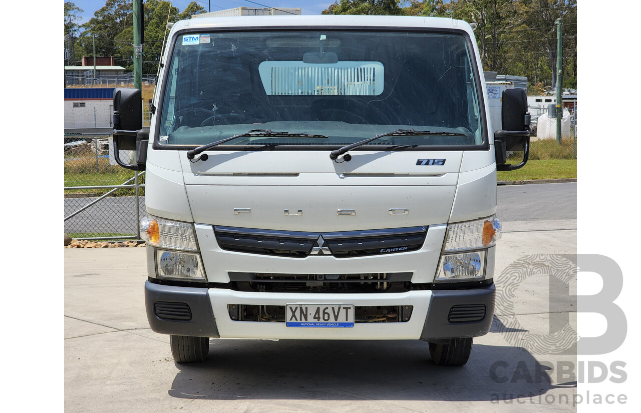 12/2017 Mitsubishi Canter Fuso 715 Tipper Truck 2d White 3.0L Turbo Diesel