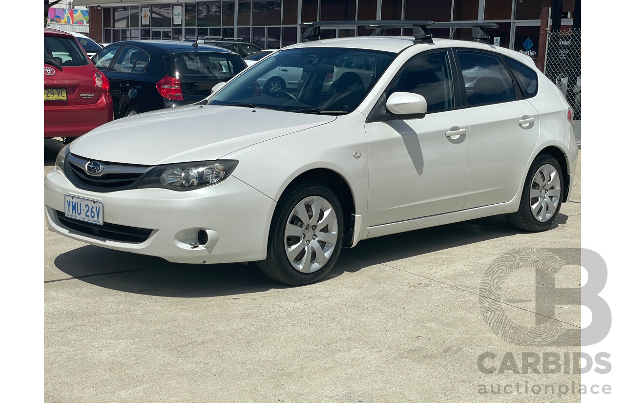 3/2010 Subaru Impreza R (awd) MY10 5d Hatchback White 2.0L