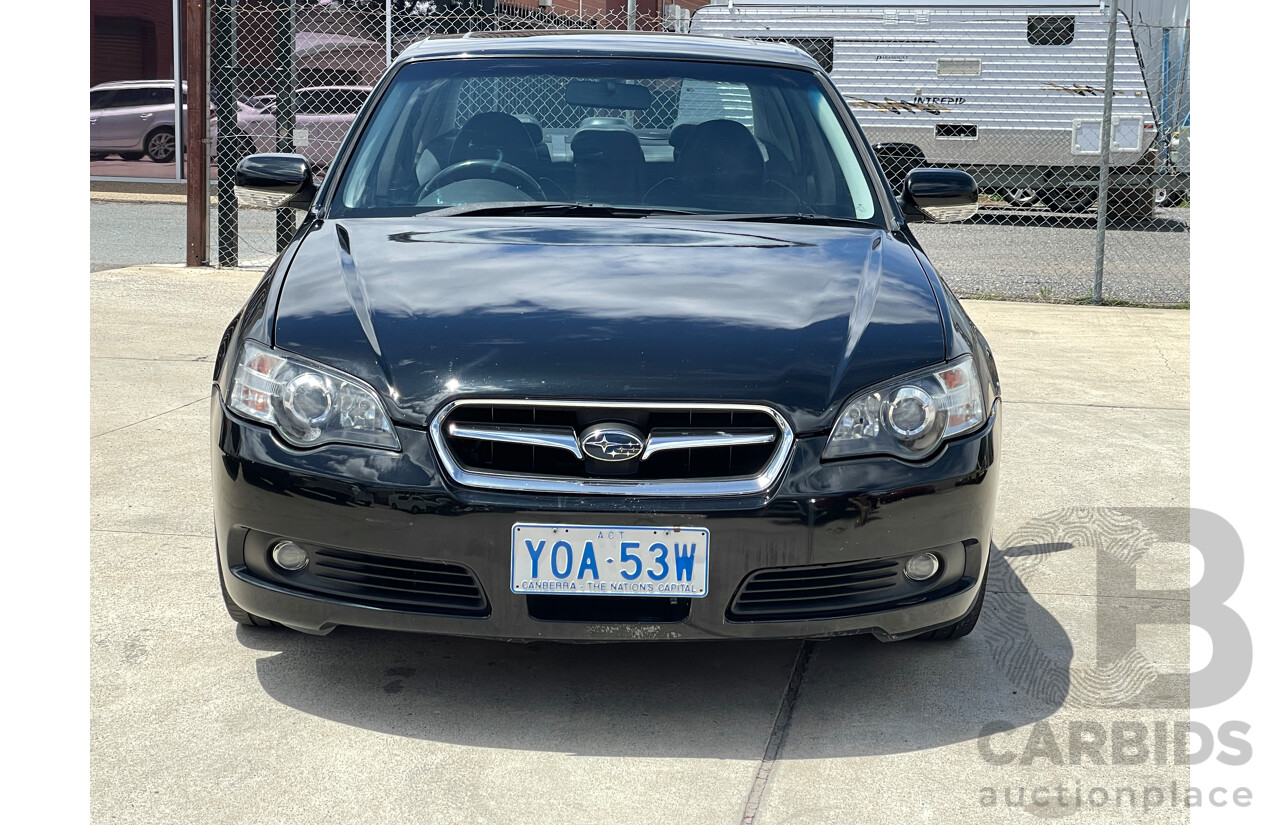 10/2005 Subaru Liberty 3.0r-B MY06 4d Sedan Black 3.0L