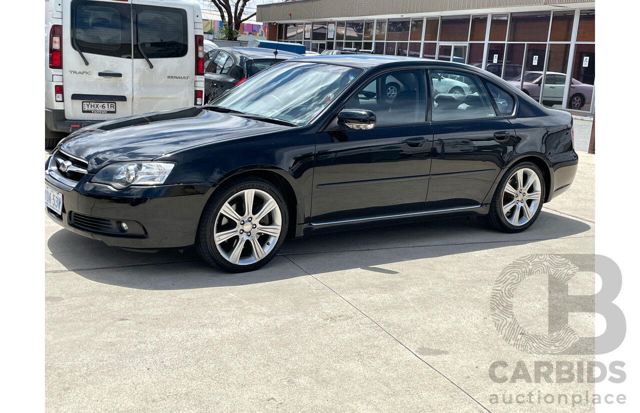 10/2005 Subaru Liberty 3.0r-B MY06 4d Sedan Black 3.0L