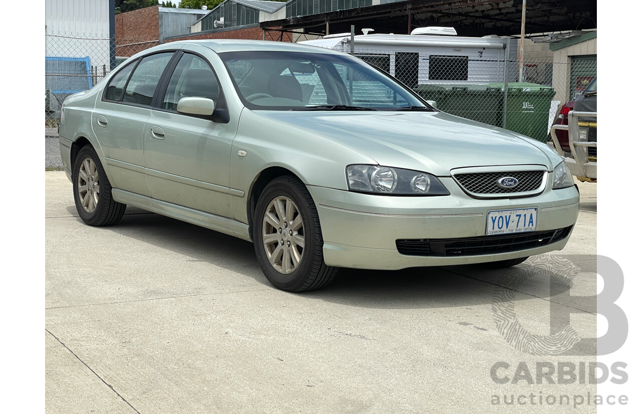 10/2003 Ford Falcon Futura BA 4d Sedan Green 4.0L