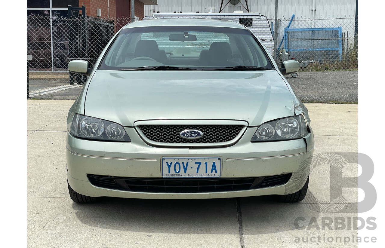 10/2003 Ford Falcon Futura BA 4d Sedan Green 4.0L