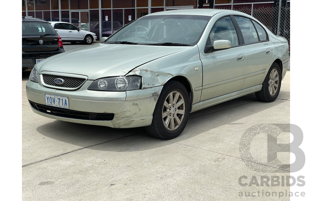 10/2003 Ford Falcon Futura BA 4d Sedan Green 4.0L