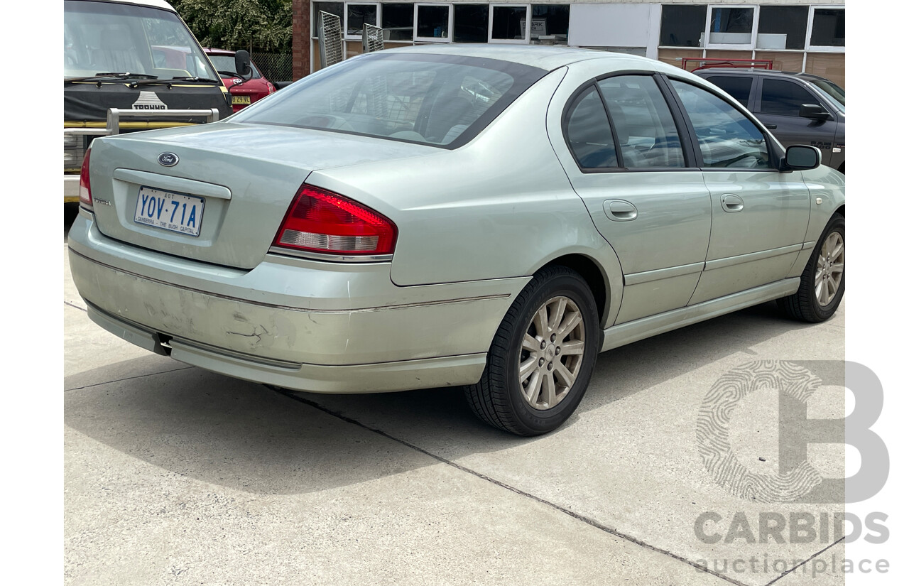 10/2003 Ford Falcon Futura BA 4d Sedan Green 4.0L