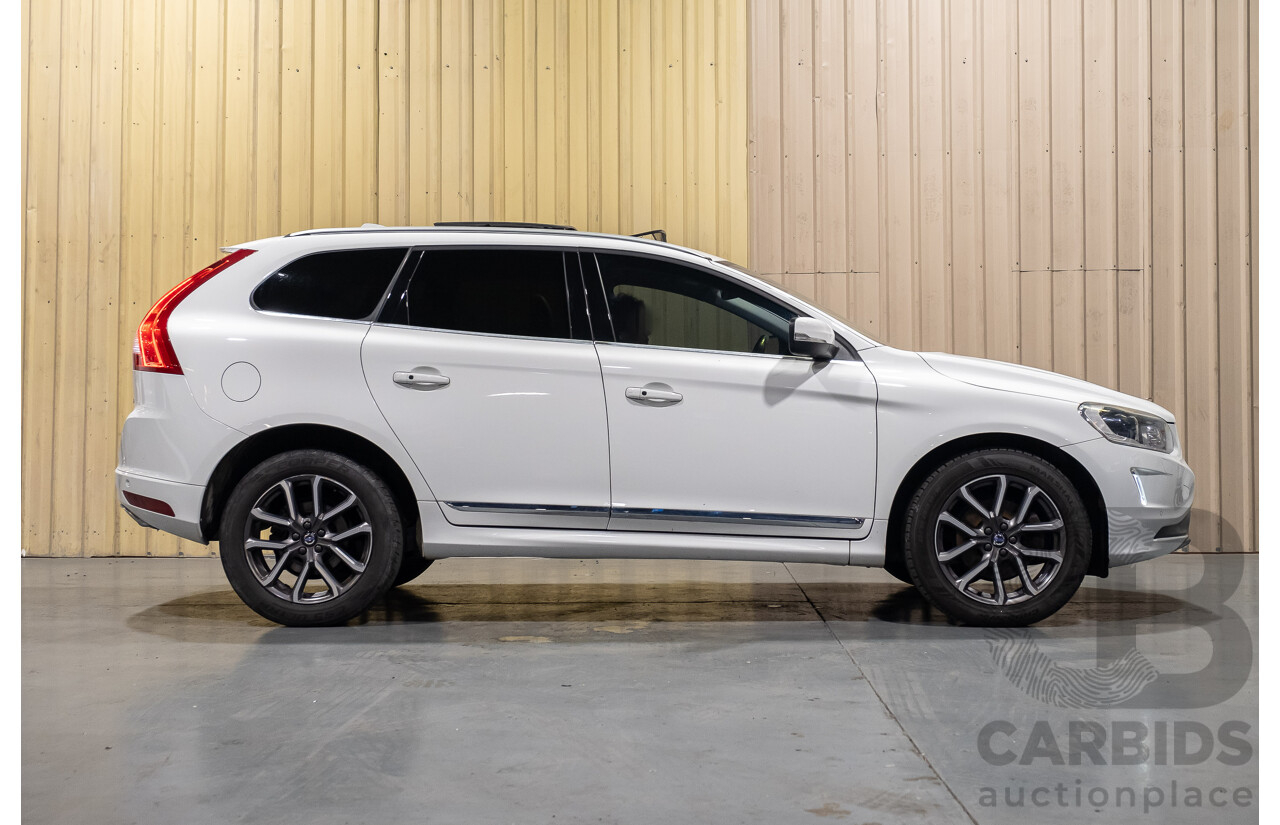 10/2015 Volvo XC60 D5 AWD Luxury DZ MY16 4d Wagon White 2.4L Turbo Diesel