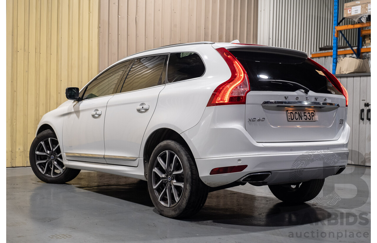 10/2015 Volvo XC60 D5 AWD Luxury DZ MY16 4d Wagon White 2.4L Turbo Diesel