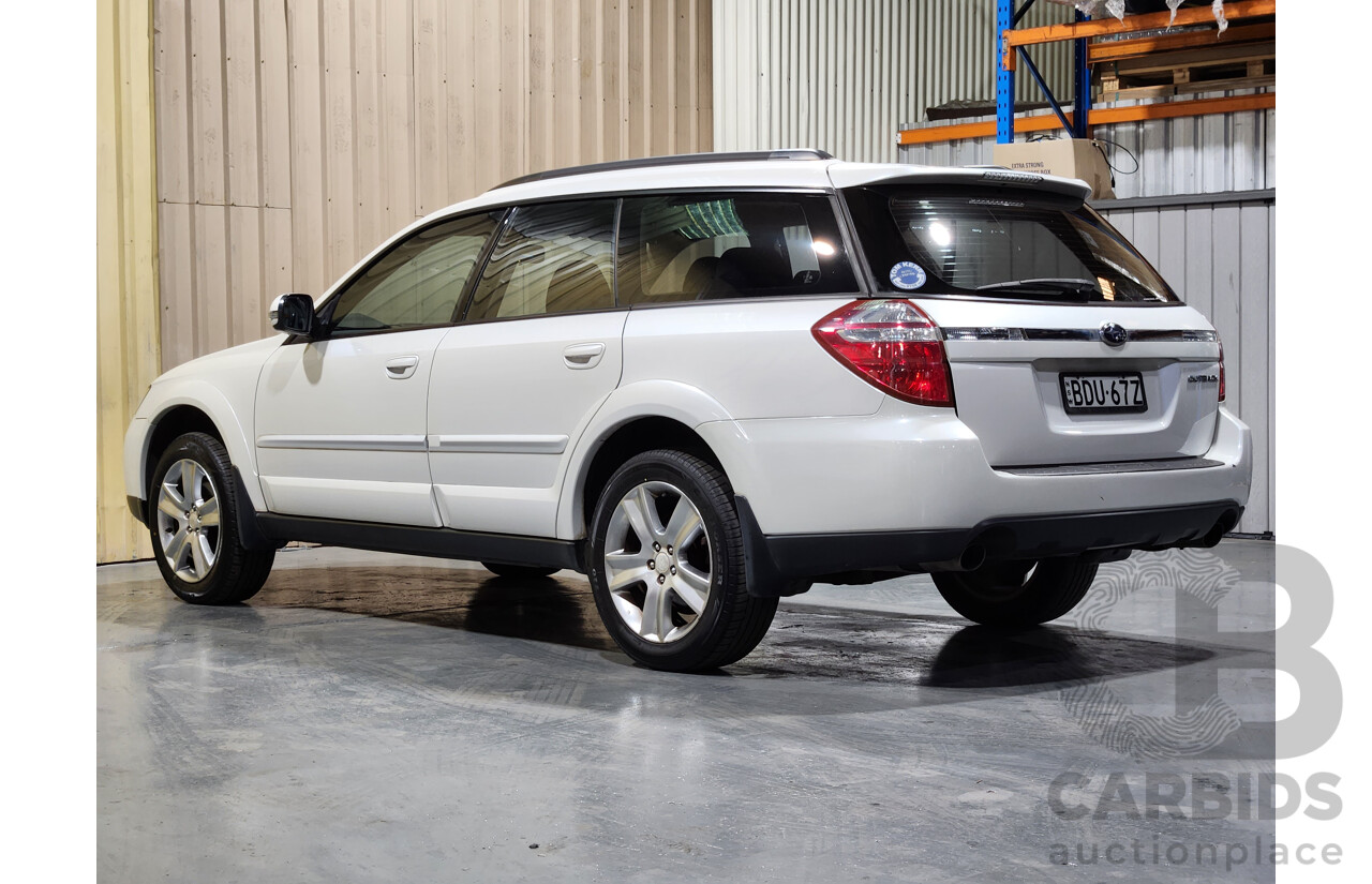 9/2007 Subaru Outback 2.5i MY07 4d Wagon Pearl White 2.5L