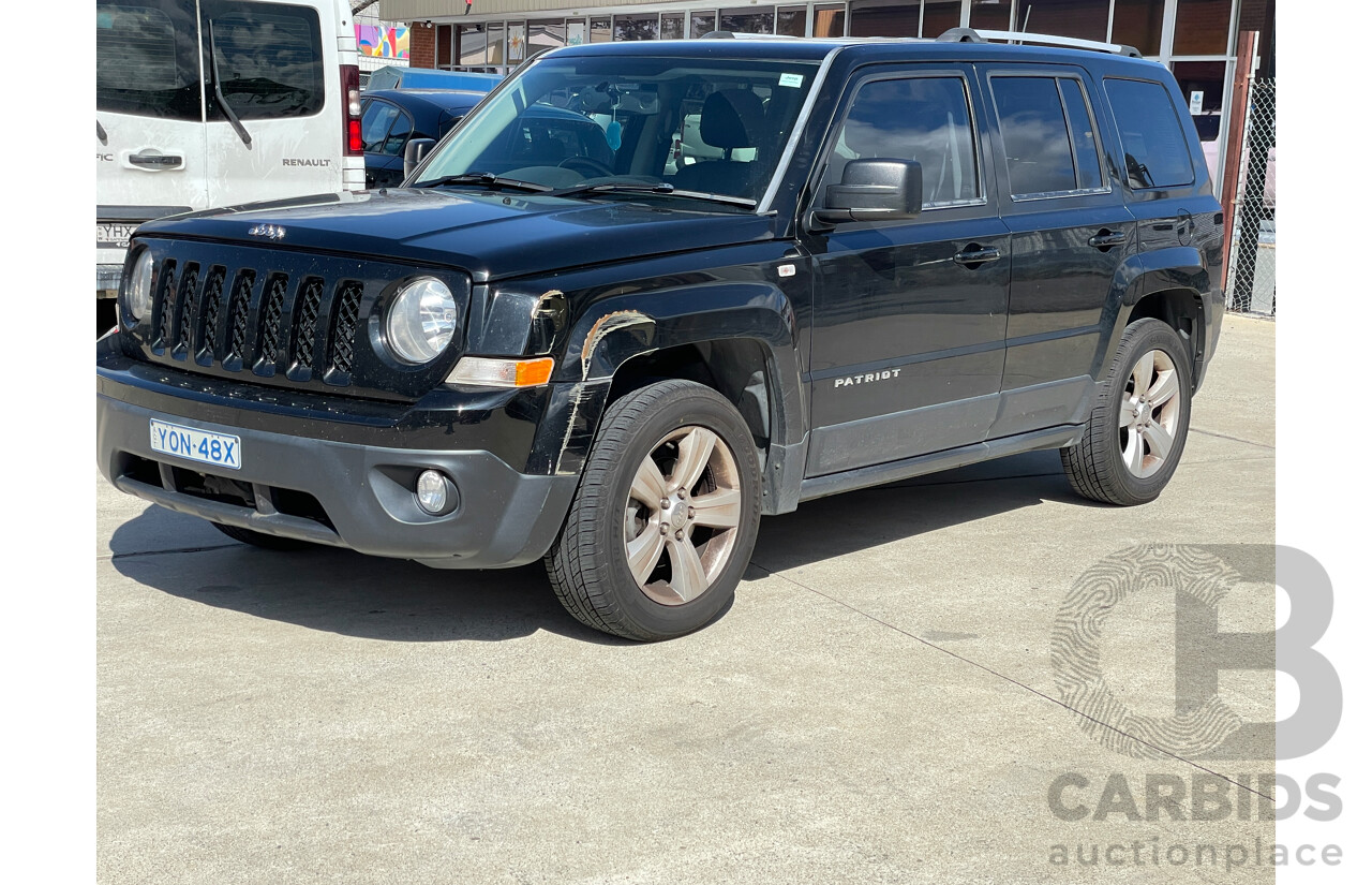 3/2014 Jeep Patriot Limited (4x4) MK MY14 4d Wagon Black 2.4L