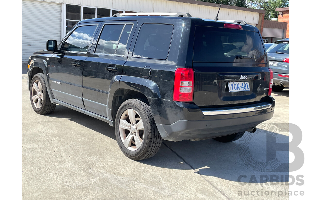 3/2014 Jeep Patriot Limited (4x4) MK MY14 4d Wagon Black 2.4L