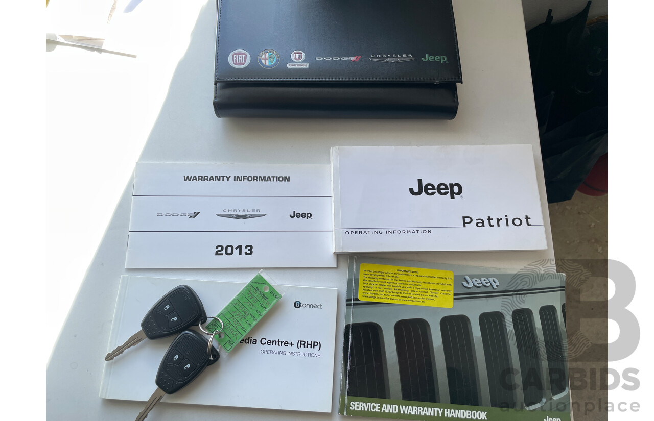 3/2014 Jeep Patriot Limited (4x4) MK MY14 4d Wagon Black 2.4L