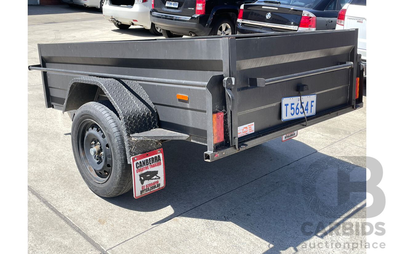 03/2017 7x4 Box Trailer - Rego - T5654F (ACT) VIN - 6TAND9AUTH1000186
