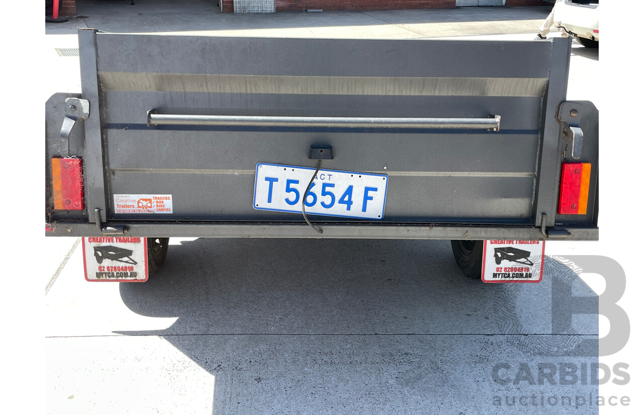 03/2017 7x4 Box Trailer - Rego - T5654F (ACT) VIN - 6TAND9AUTH1000186