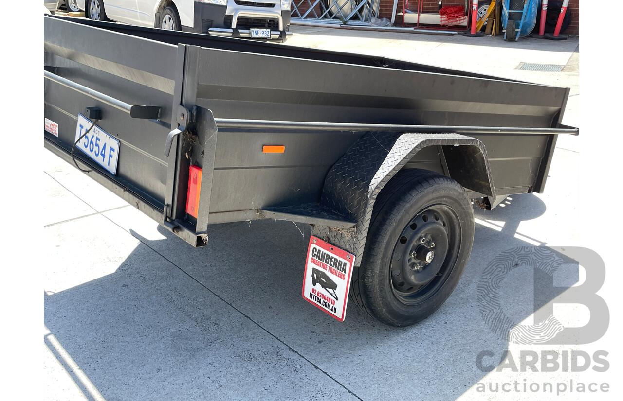 03/2017 7x4 Box Trailer - Rego - T5654F (ACT) VIN - 6TAND9AUTH1000186