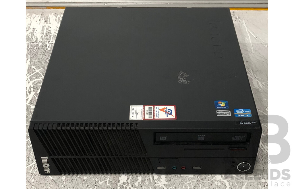 Lenovo ThinkCentre M71e Intel Core i3 (2120) 3.30GHz 2-Core CPU Desktop Computer