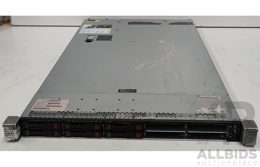 HP Proliant DL360 Gen9 Dual Intel Xeon (E5-2630 v3) 2.4GHz - 3.2GHz 8-Core CPU 2RU Server w/ 64GB EEC DDR4 RAM