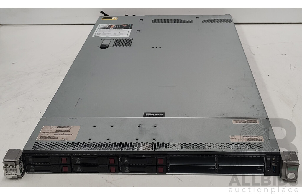 HP Proliant DL360 Gen9 Dual Intel Xeon (E5-2630 v3) 2.4GHz-3.2GHz 8-Core CPU 2RU Server w/ 64GB EEC DDR4 RAM