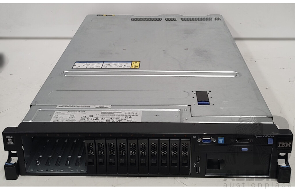 IBM System x3650 M4 Dual Intel Xeon (E5-2680 0) 2.70GHz-3.50GHz 8-Core CPU 2RU Server