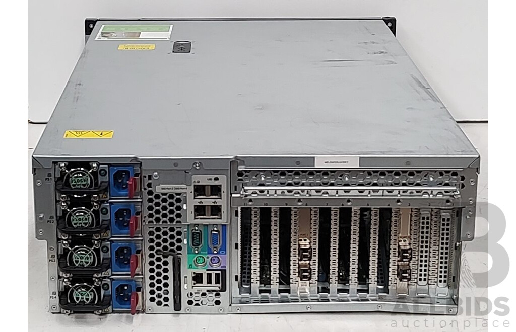 HP ProLiant DL580 G7 Quad Intel Xeon (E7-4870) 2.4GHz-2.8GHz 10-Core CPU 4RU Server w/ 128GB DDR3 RAM