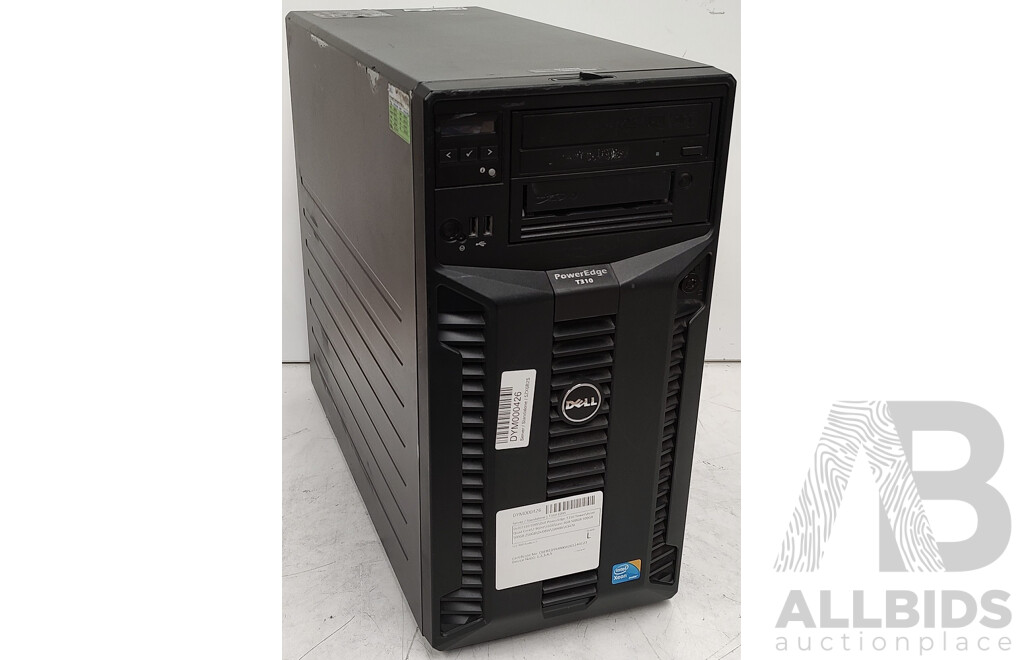 Dell Poweredge (T310) Intel Xeon (X3470) 2.93GHz-3.6GHz 4-Core CPU Tower Server W/ 16GB DDR3