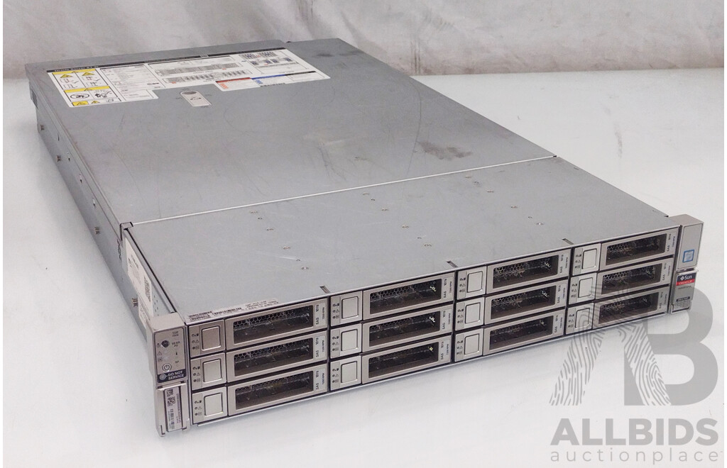 Sun Oracle X7-2L Dual Intel Xeon PLATINUM (8160) 2.1GHz-3.7GHz 24-Core CPU 2RU Server w/ 128GB ECC DDR4 2400MHz