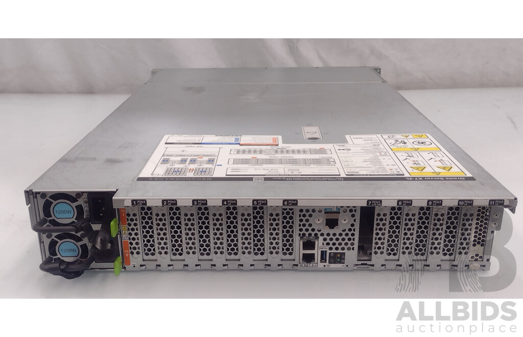 Sun Oracle X7-2L Dual Intel Xeon PLATINUM (8160) 2.1GHz-3.7GHz 24-Core CPU 2RU Server w/ 128GB ECC DDR4 2400MHz