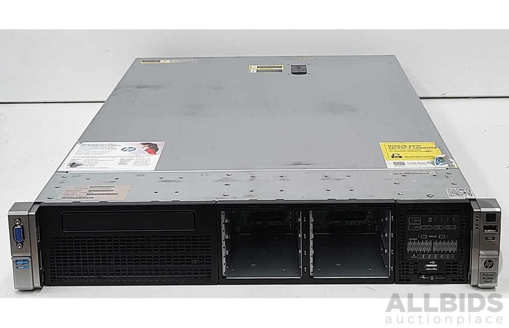 HP ProLiant DL380p Gen8 Dual Intel Xeon (E5-2665) 2.4GHz-3.1GHz 8-Core CPU 2RU Server