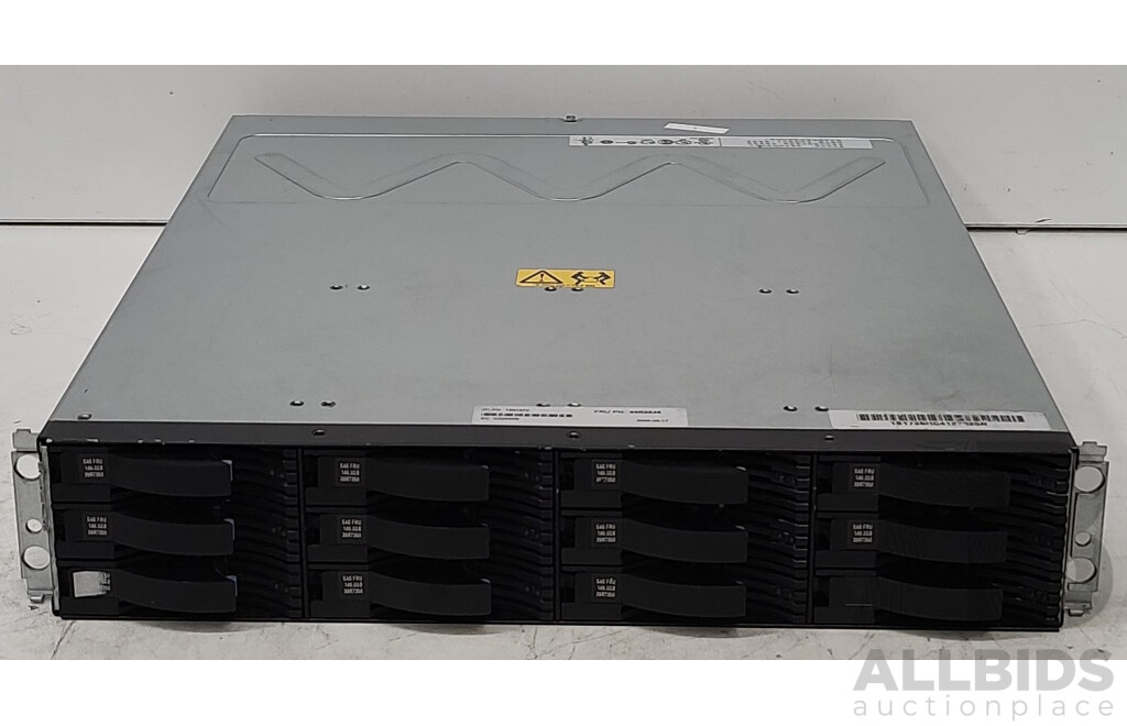 IBM (2U Chassis-1) 12 Bay (1.6TB Installed) Hard Drive Array